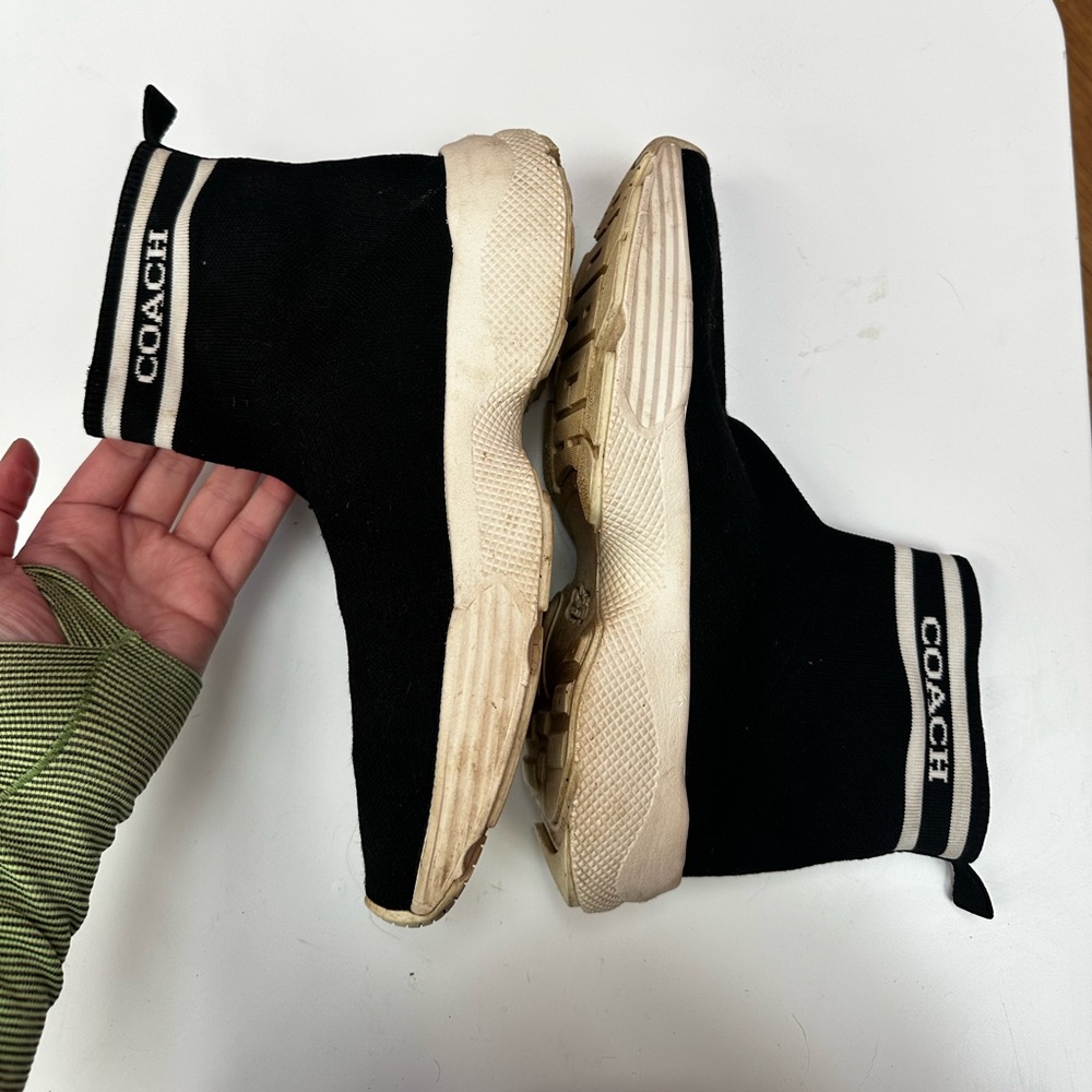 Coach Sock Sneaker C203 size 9 - Picture 6 of 8